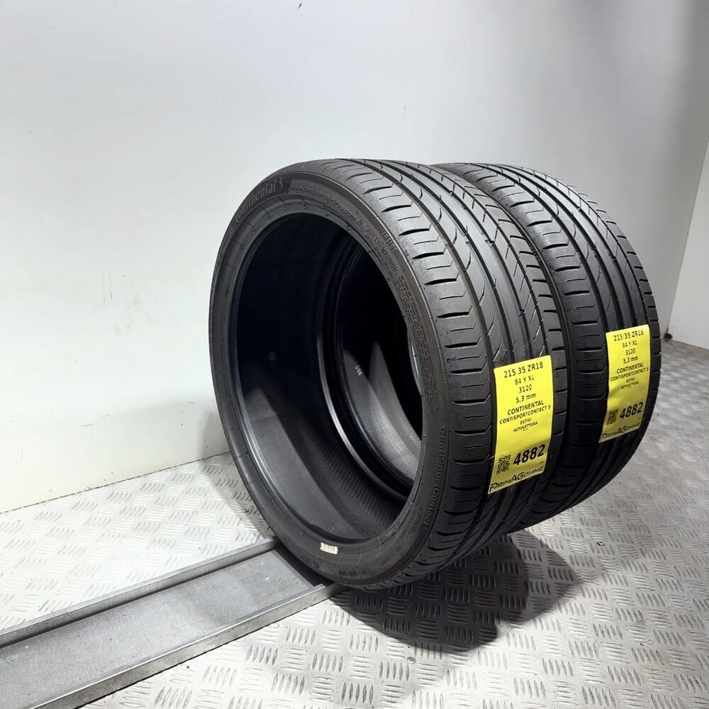 Gomme Usate 215 35 ZR18 84Y XL Continental Contisportcontact 5 76% Estive - immagine 7