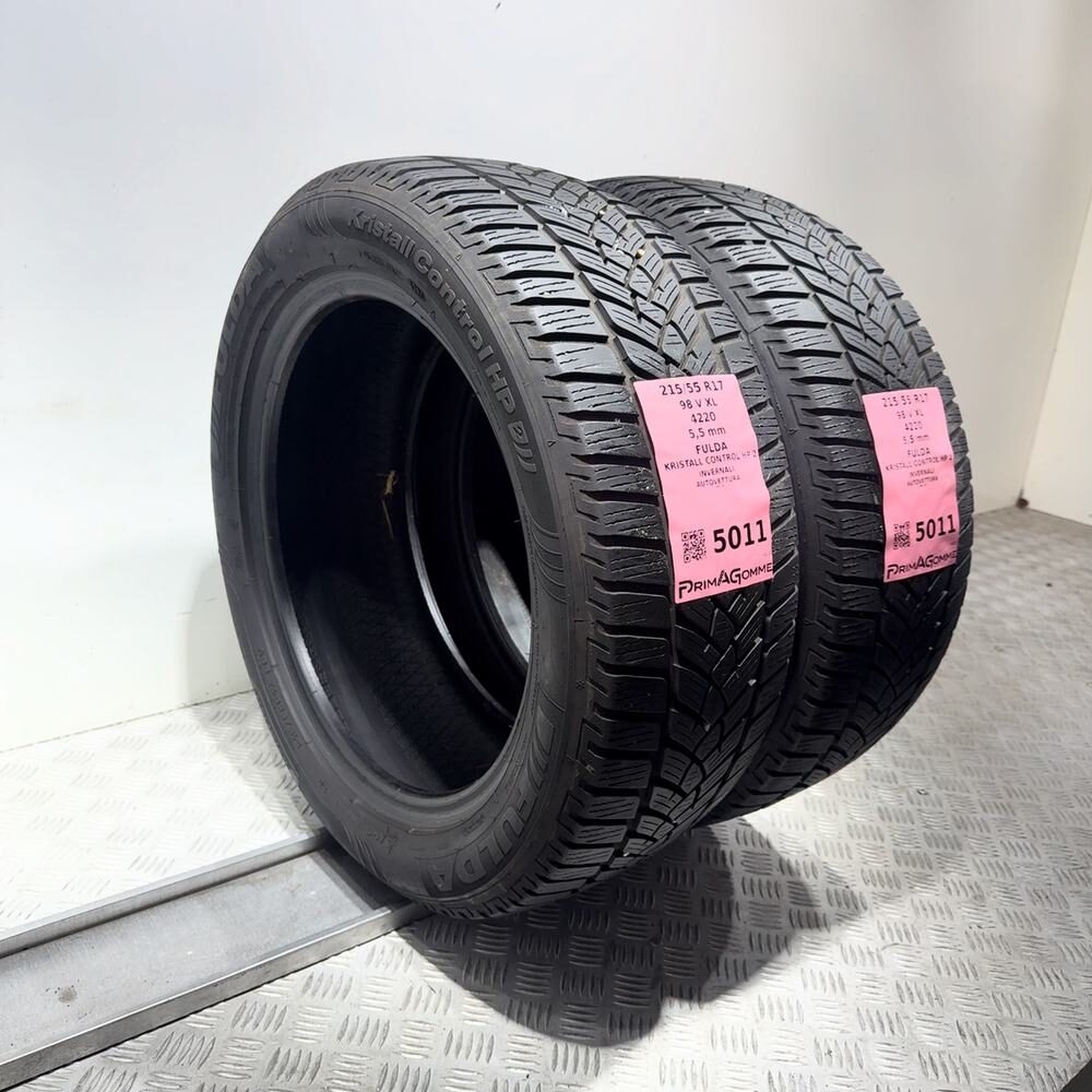 Gomme Usate 215 55 R17 98V XL Fulda Kristall Control HP 2 79% Invernali - immagine 7
