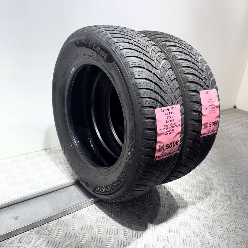 Gomme Usate 195 65 R15 95T XL Hankook Winter I*Cept RS3 81% Invernali - immagine 7
