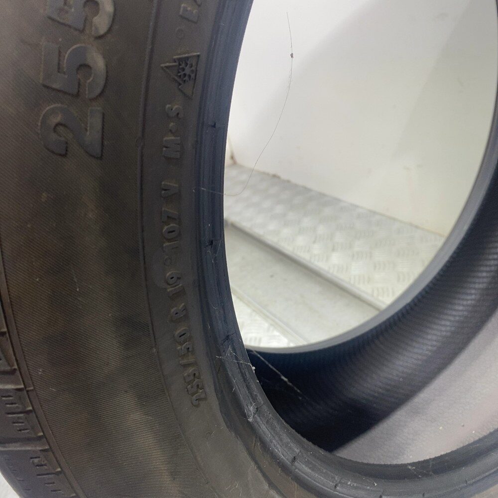 Gomma Usata 255 50 R19 107V XL Continental Contiwintercontact TS830 P Invernale - immagine 7
