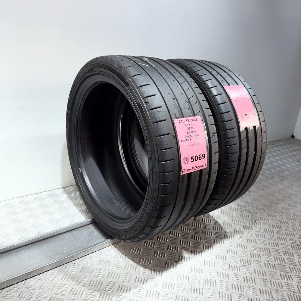 Gomme Usate 245 35 ZR18 92Y XL Yokohama Advan Sport V107 71% Estive - immagine 7