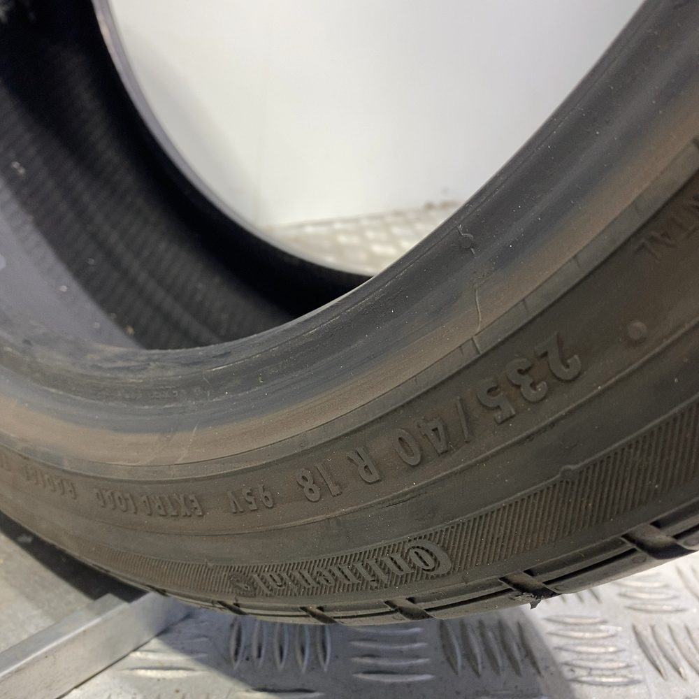 Gomma Usata 235 40 R18 95V XL Continental Contiwintercontact TS810S Invernale - immagine 7