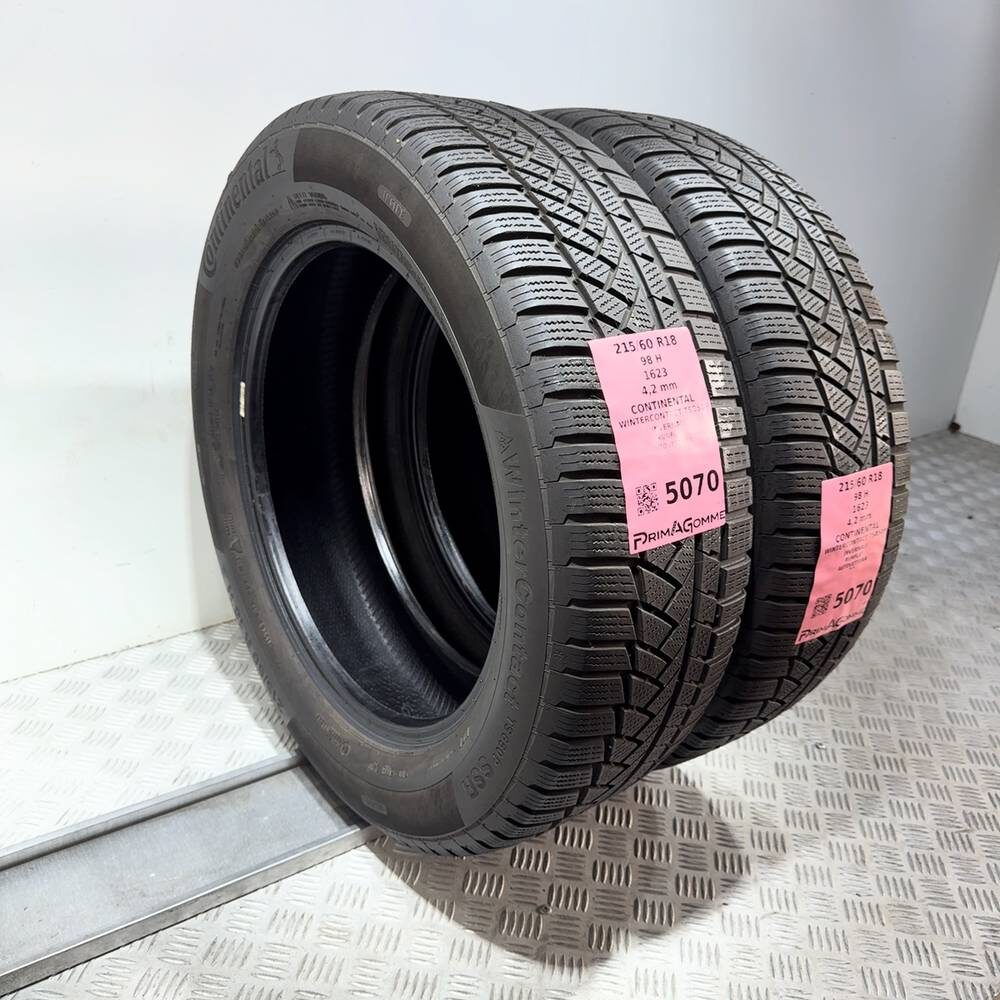 Gomme Usate 215 60 R18 98H Continental Wintercontact TS850P RunFlat Invernali - immagine 7