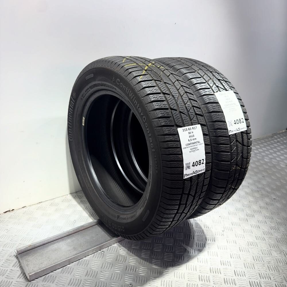 Gomme Usate 215 60 R17 96H Continental Contiwintercontact TS830 P 86% Invernali - immagine 7
