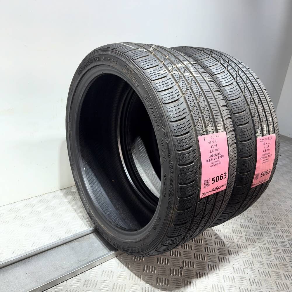 Gomme Usate 225 40 R19 93V XL Imperial Ice-Plus S210 Invernali - immagine 7
