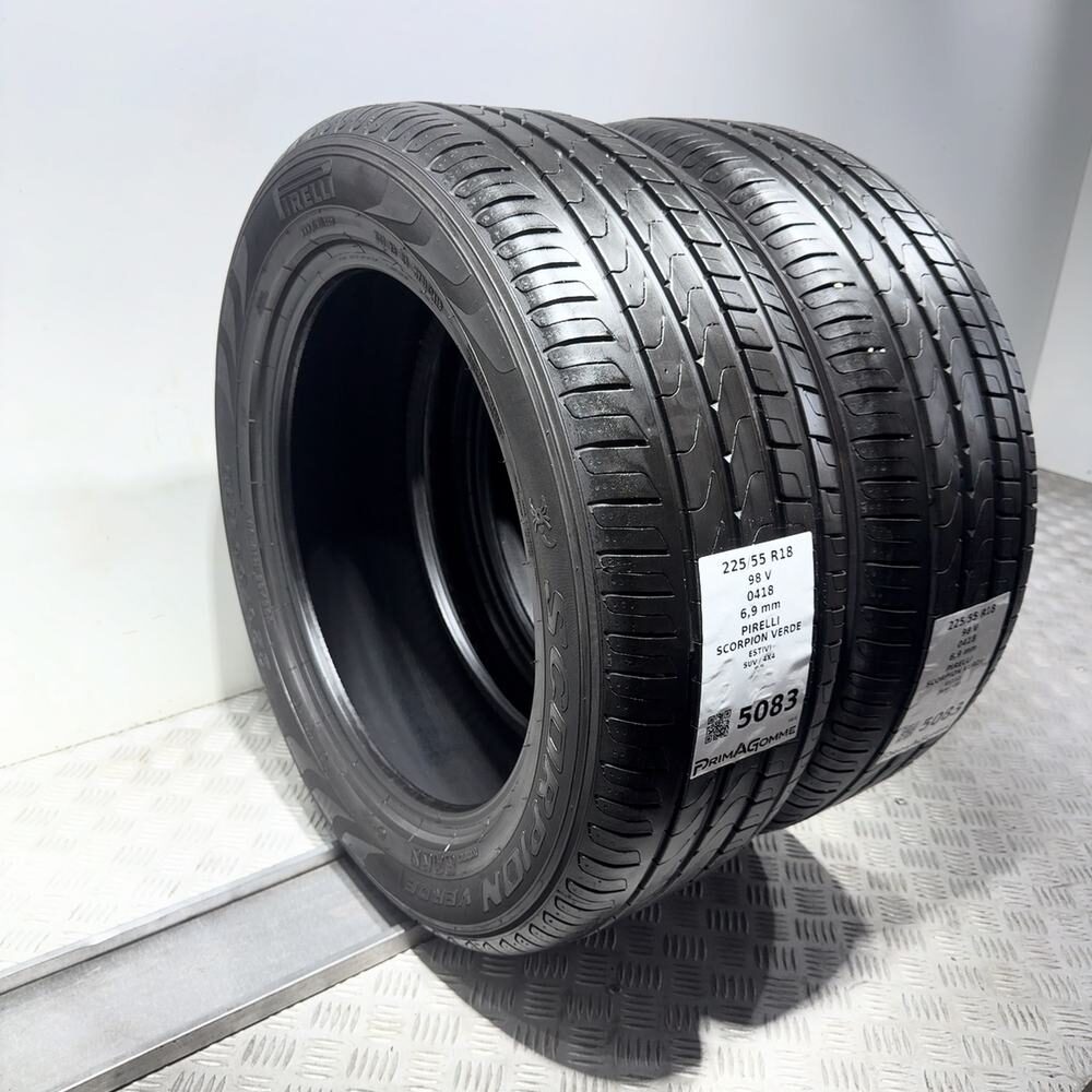 Gomme Usate 225 55 R18 98V Pirelli Scorpion Verde 98% Estive - immagine 7