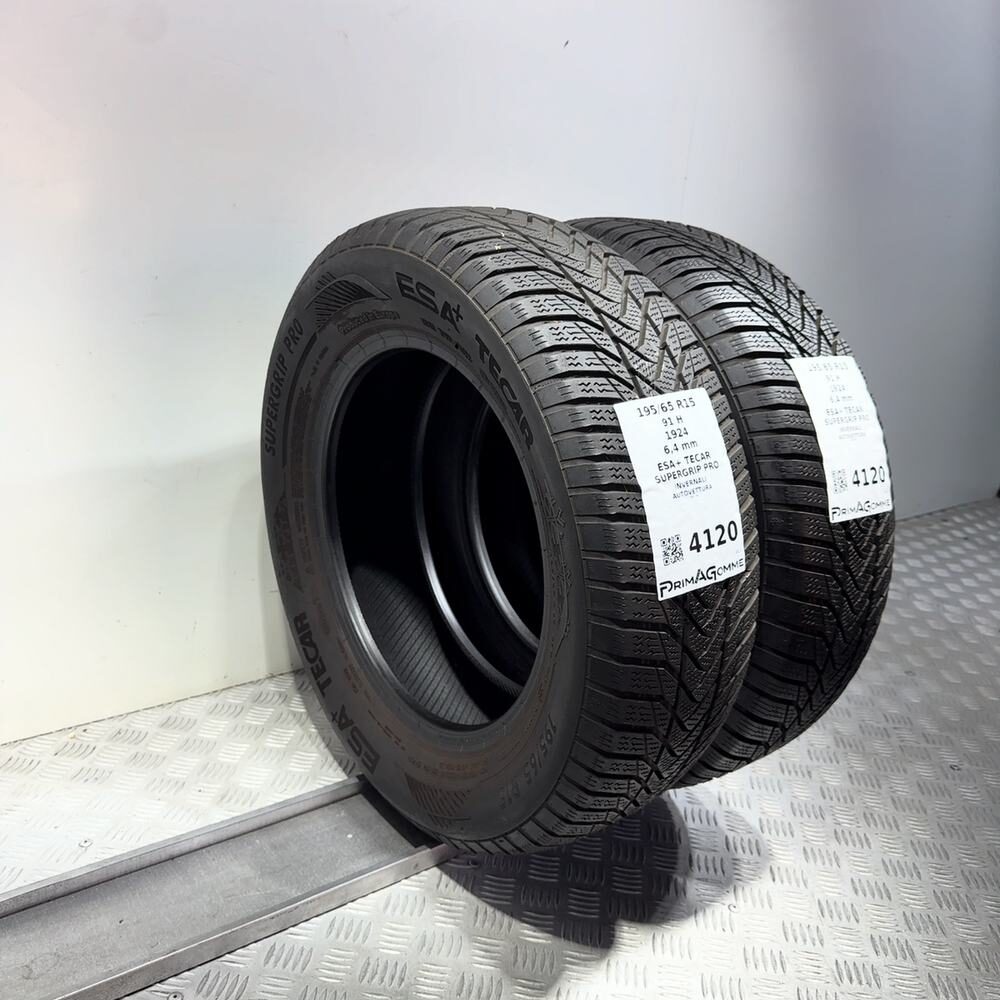 Gomme Usate 195 65 R15 91H Esa+ Tecar Supergrip Pro 91% Invernali - immagine 7