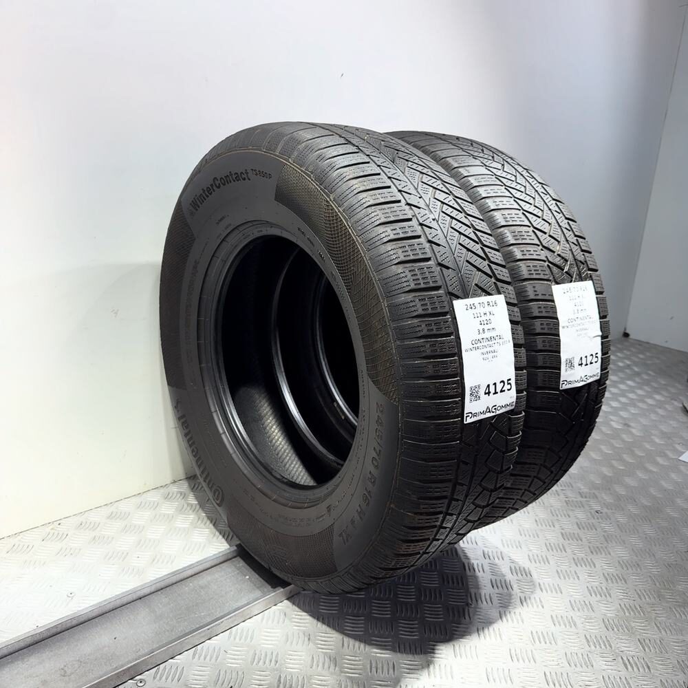 Gomme Usate 245 70 R16 111H XL Continental Wintercontact TS 850 P Invernali - immagine 7