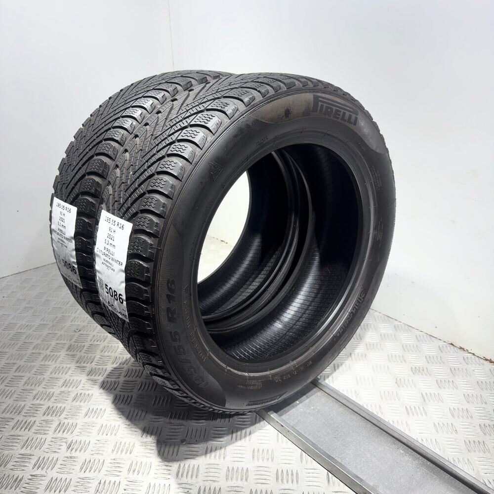 Gomme Usate 195 55 R16 91H Pirelli Cinturato Winter 74% Invernali - immagine 7