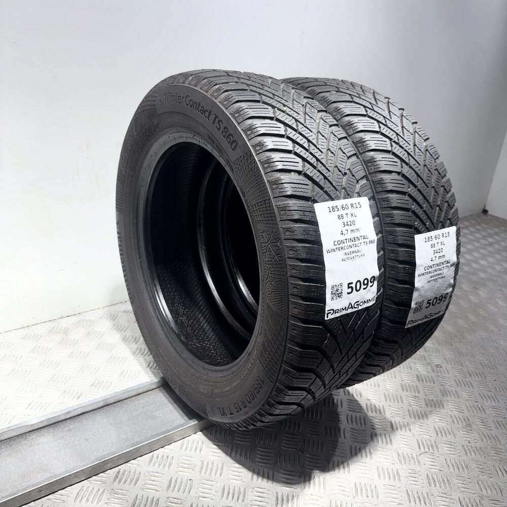 Gomme Usate 185 60 R15 88T XL Continental Wintercontact TS 860 Invernali - immagine 7