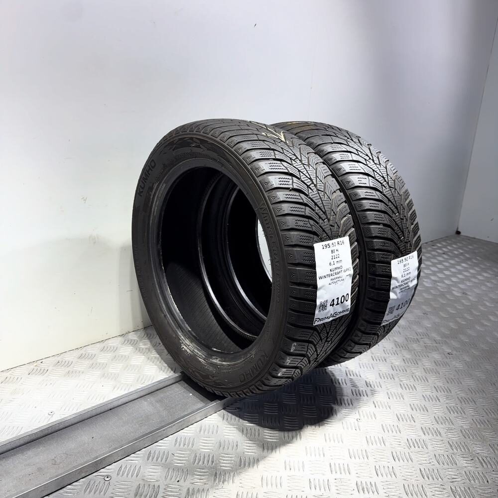 Gomme Usate 195 50 R16 88H Kumho Wintercraft WP52 87% Invernali - immagine 7