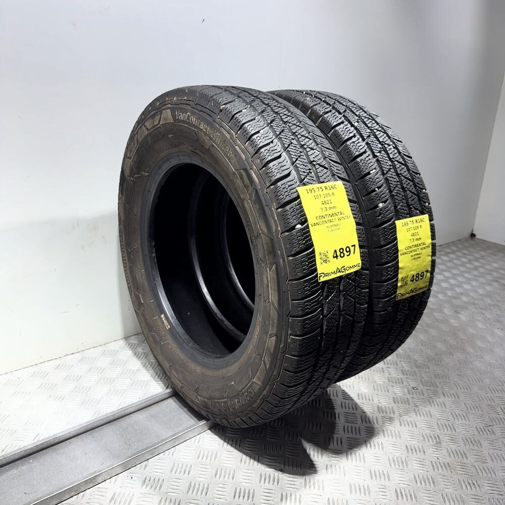 Gomme Usate 195 75 R16C 107/105R Continental Vancontact Winter 98% Invernali - immagine 7