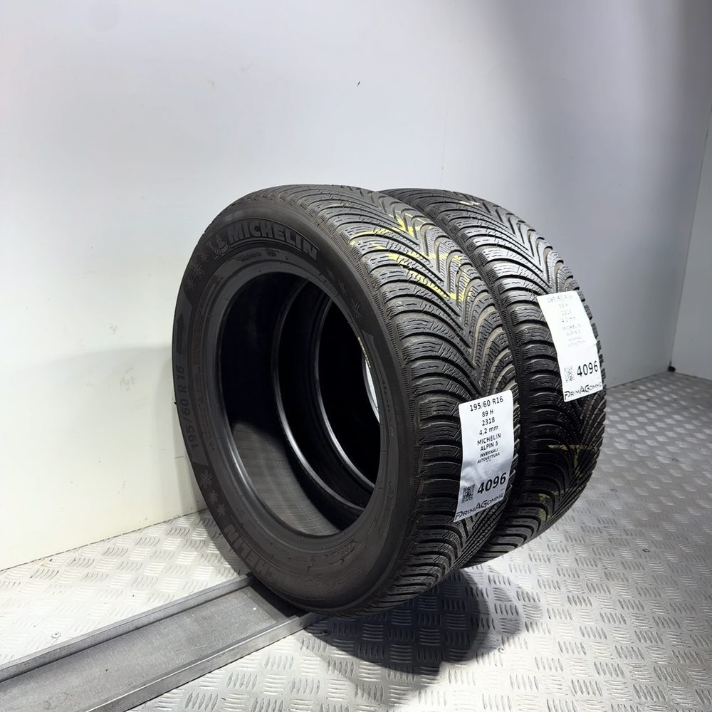 Gomme Usate 195 60 R16 89H Michelin Alpin 5 Invernali - immagine 7