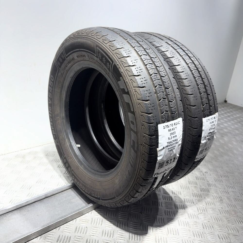 Gomme Usate 175 70 R14C 95/93T Tracmax X-Privilo VS450 74% Invernali - immagine 7