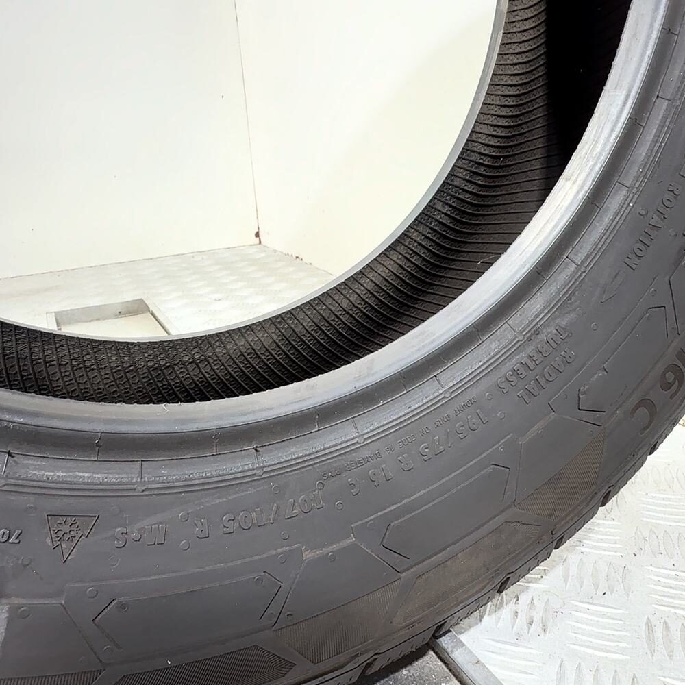 Gomma Usata 195 75 R16C 107/105R Continental Vancontact Winter 98% Invernale - immagine 7