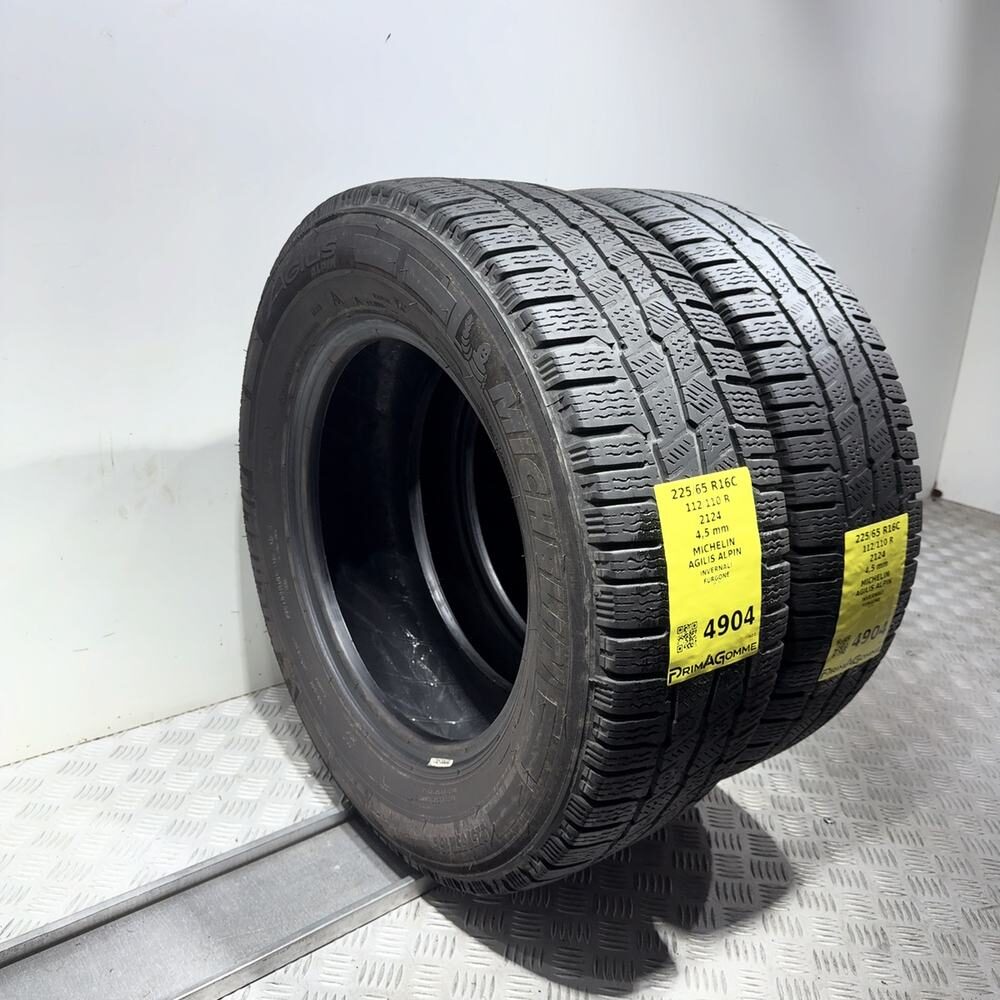 Gomme Usate 225 65 R16C 112/110R Michelin Agilis Alpin Invernali - immagine 7