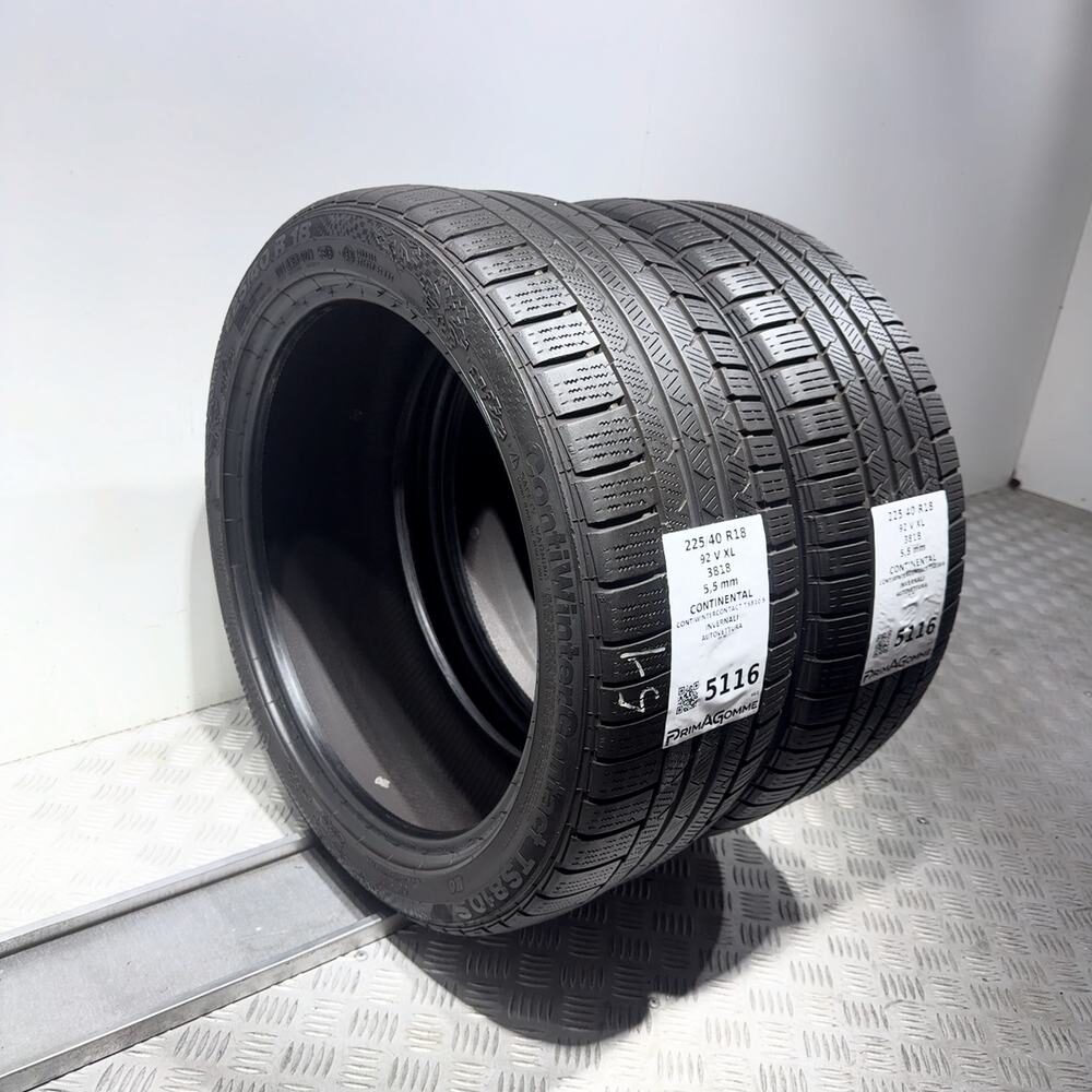 Gomme Usate 225 40 R18 92V XL Continental Contiwintercontact TS810 S Invernali - immagine 7
