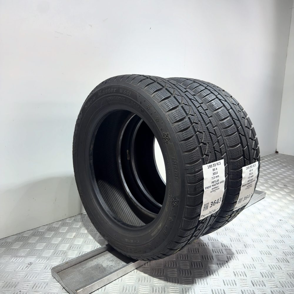 Gomme Usate 195 55 R15 85H Petlas Snow Master W651 98% Invernali - immagine 7