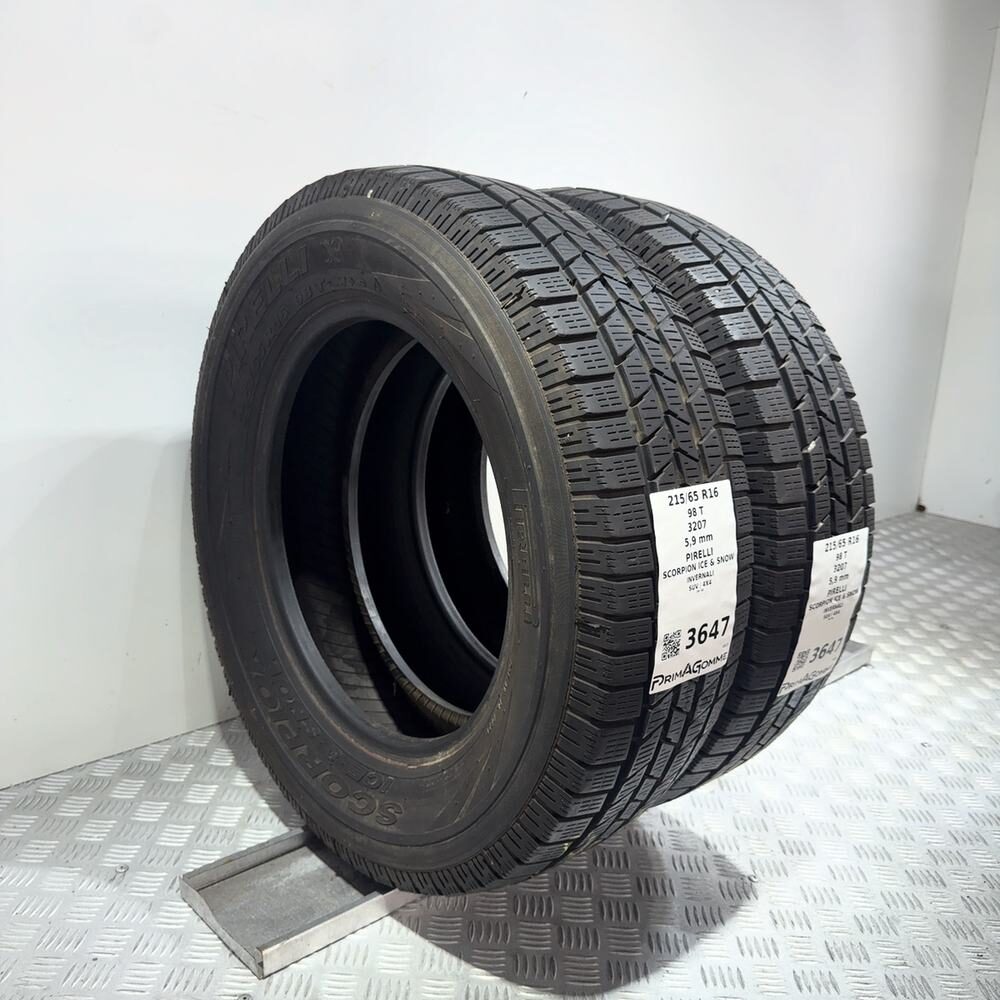 Gomme Usate 215 65 R16 98T Pirelli Scorpion Ice & Snow 84% Invernali - immagine 7