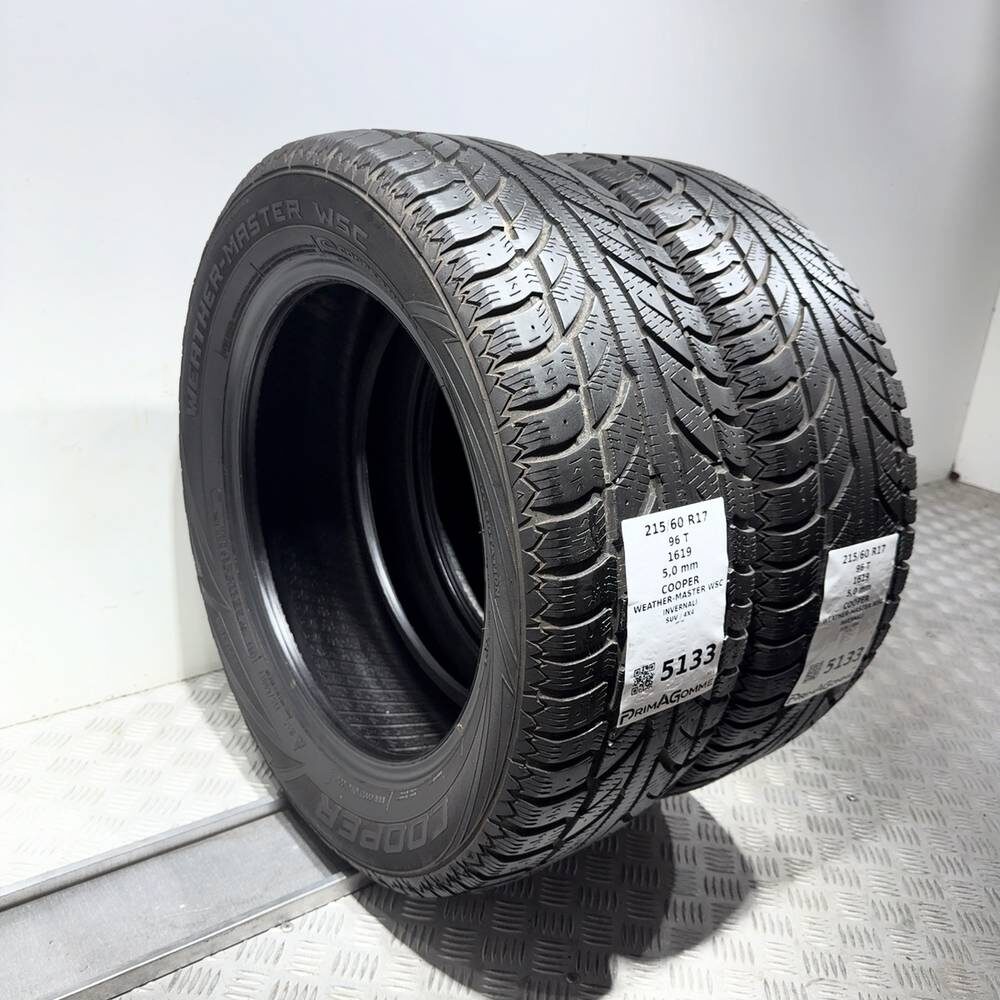 Gomme Usate 215 60 R17 96T Cooper Weather-Master Wsc 71% Invernali - immagine 7