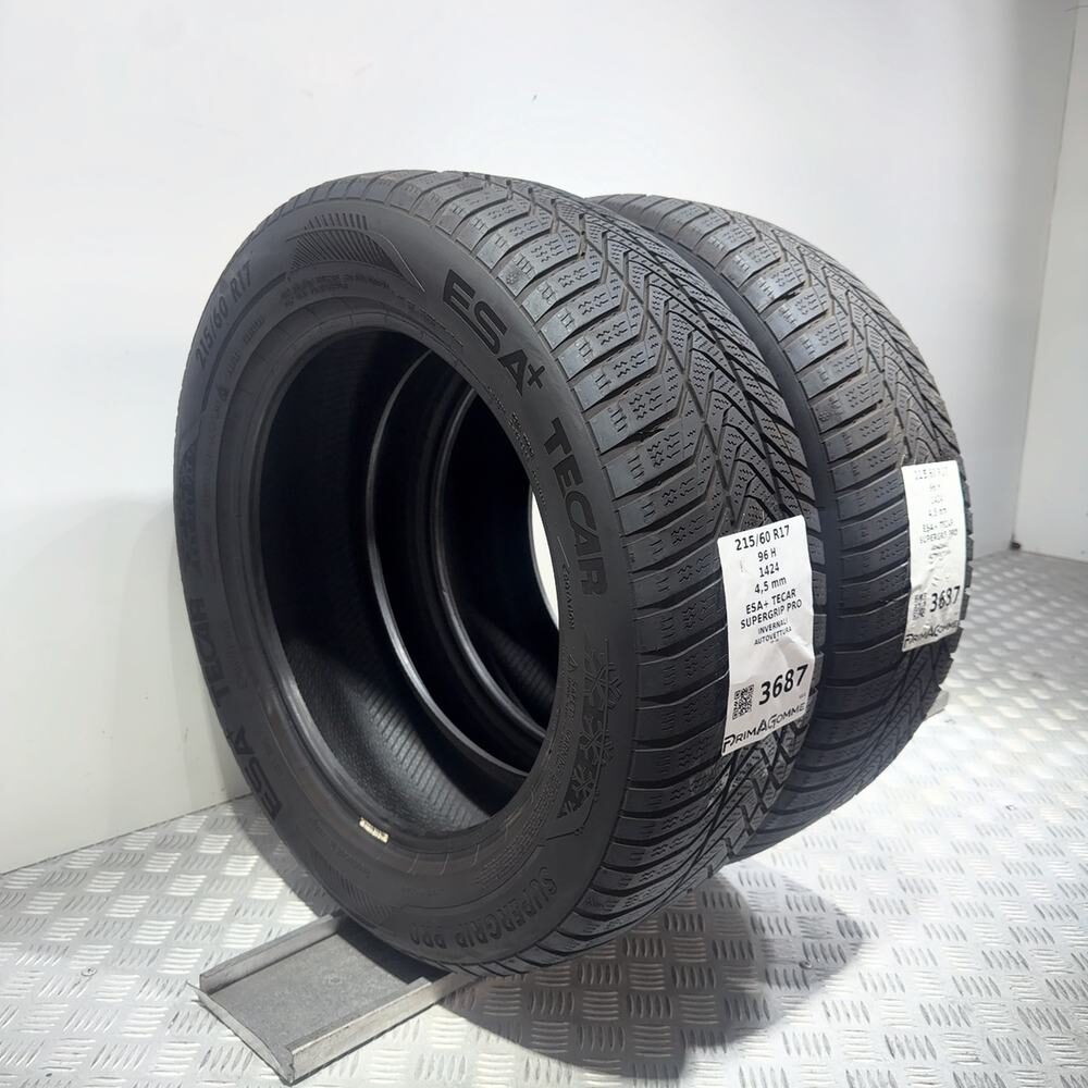 Gomme Usate 215 60 R17 96H Esa+ Tecar Supergrip Pro Invernali - immagine 7