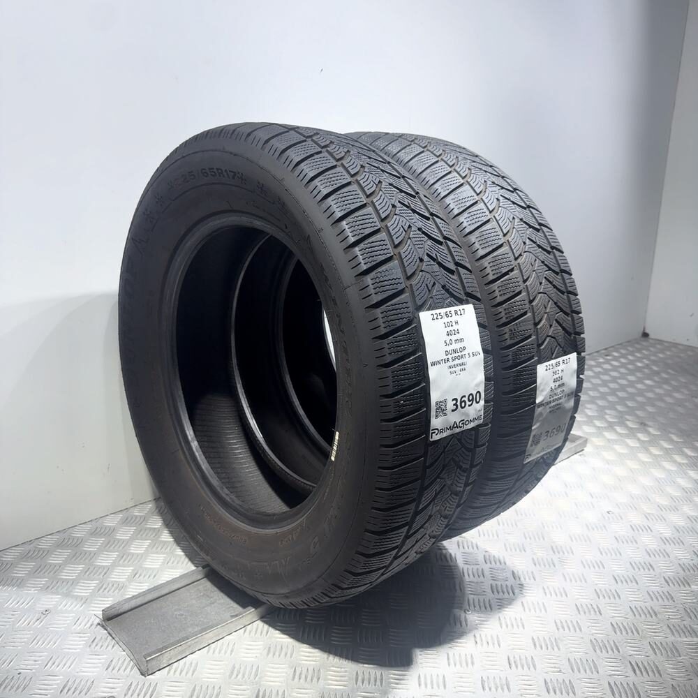 Gomme Usate 225 65 R17 102H Dunlop Winter Sport 5 SUV 71% Invernali - immagine 7