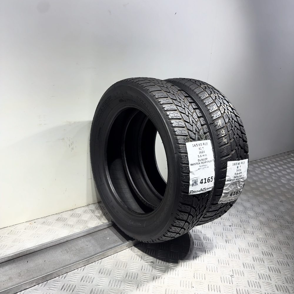 Gomme Usate 165 65 R15 81T Dunlop Winter Response 2 80% Invernali - immagine 7