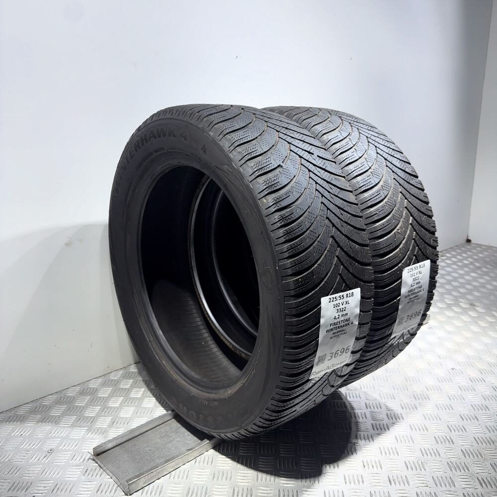 Gomme Usate 225 55 R18 102V XL Firestone Winterhawk 4 Invernali - immagine 7
