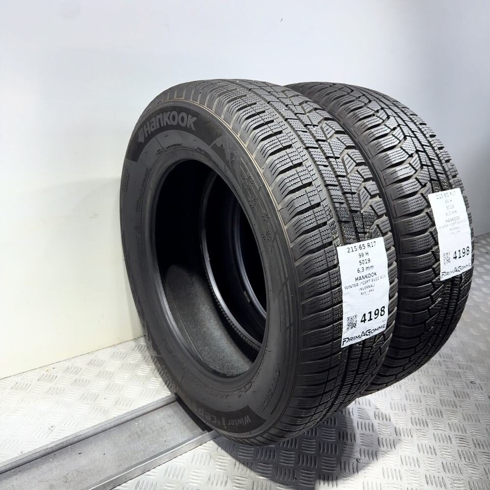 Gomme Usate 215 65 R17 99H Hankook Winter I*Cept Evo2 SUV 90% Invernali - immagine 7