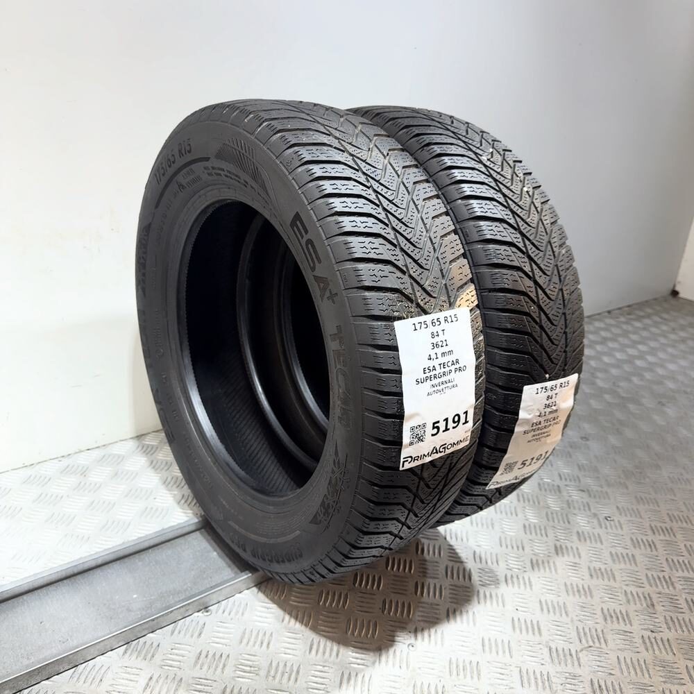 Gomme Usate 175 65 R15 84T Esa Tecar Supergrip Pro Invernali - immagine 7