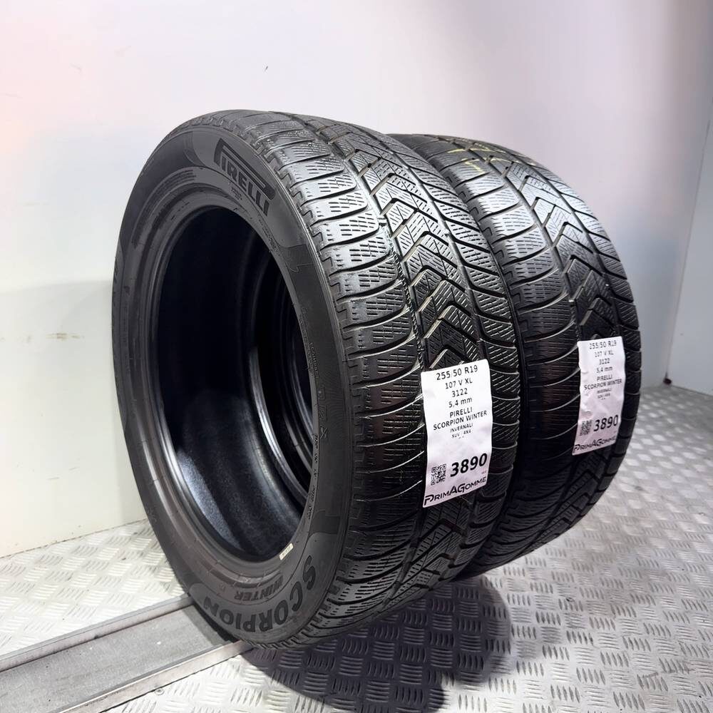 Gomme Usate 255 50 R19 107V XL Pirelli Scorpion Winter 77% Invernali - immagine 7