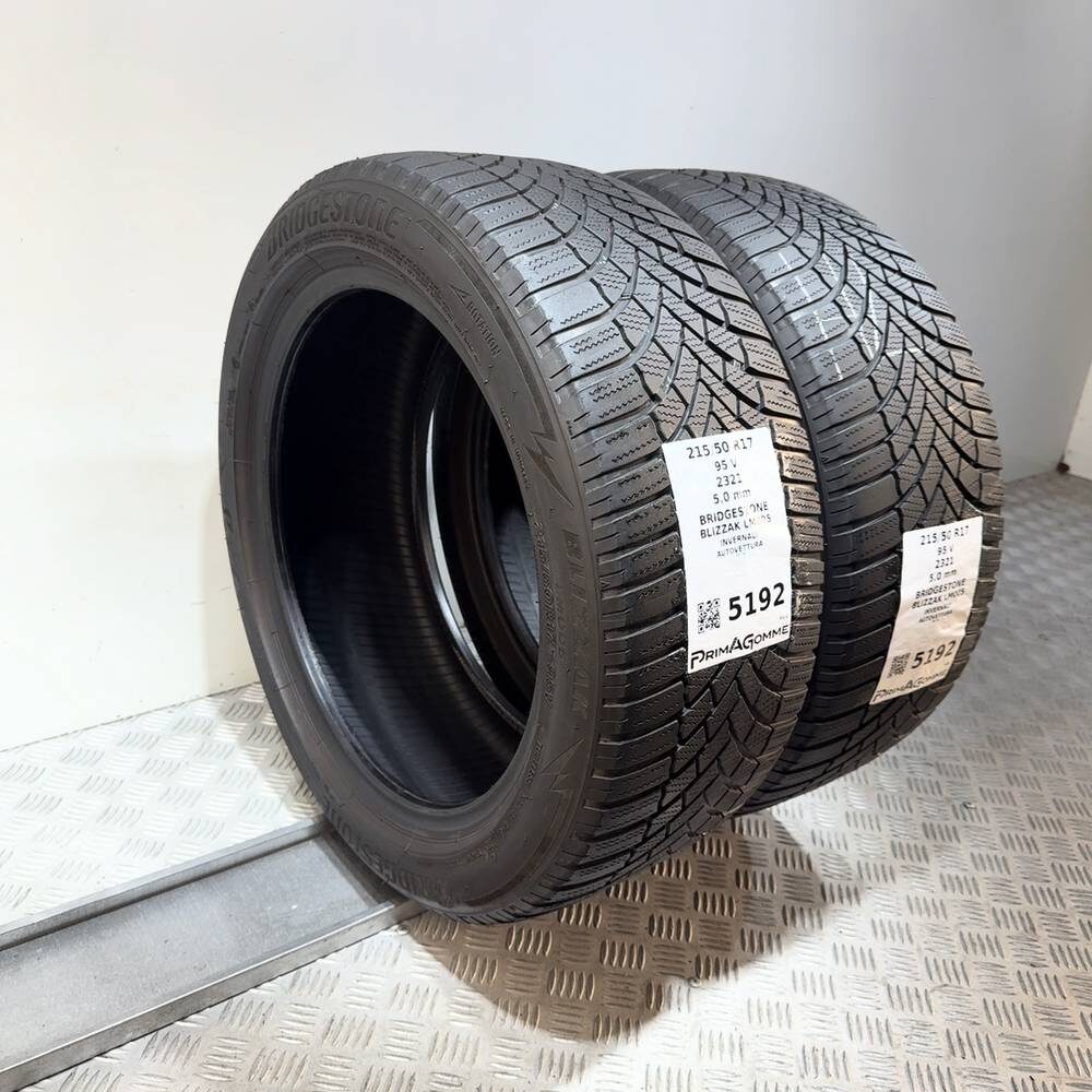 Gomme Usate 215 50 R17 95V Bridgestone Blizzak LM005 71% Invernali - immagine 7