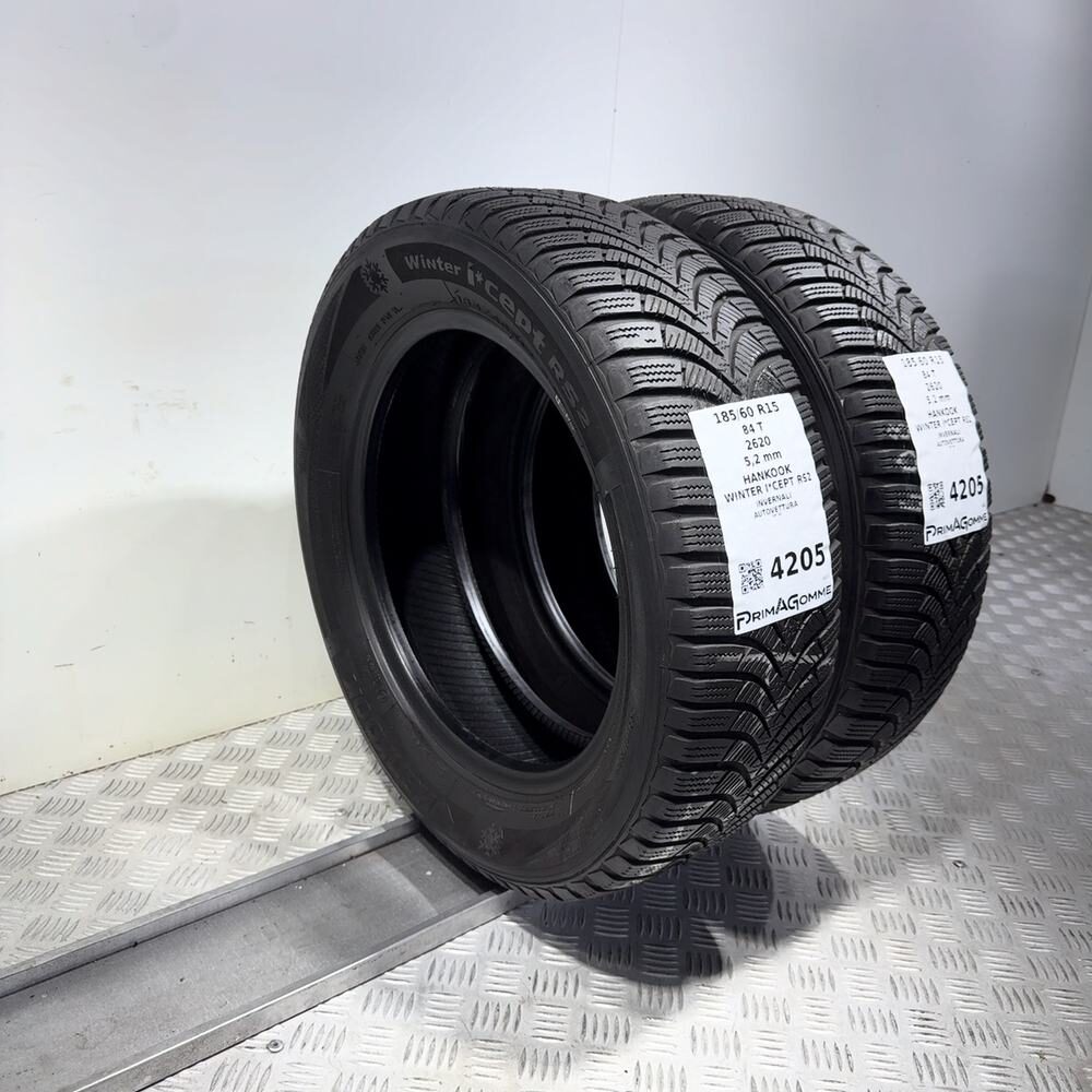 Gomme Usate 185 60 R15 84T Hankook Winter I*Cept RS2 74% Invernali - immagine 7