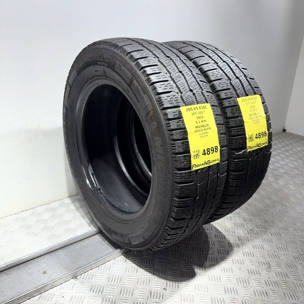Gomme Usate 205 65 R16C 107/105T Michelin Agilis Alpin 73% Invernali - immagine 7