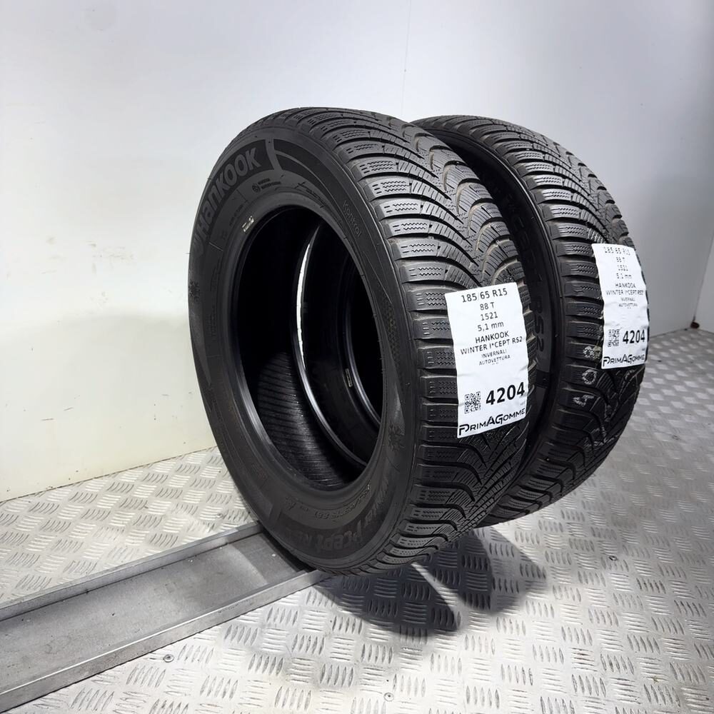 Gomme Usate 185 65 R15 88T Hankook Winter I*Cept RS2 73% Invernali - immagine 7