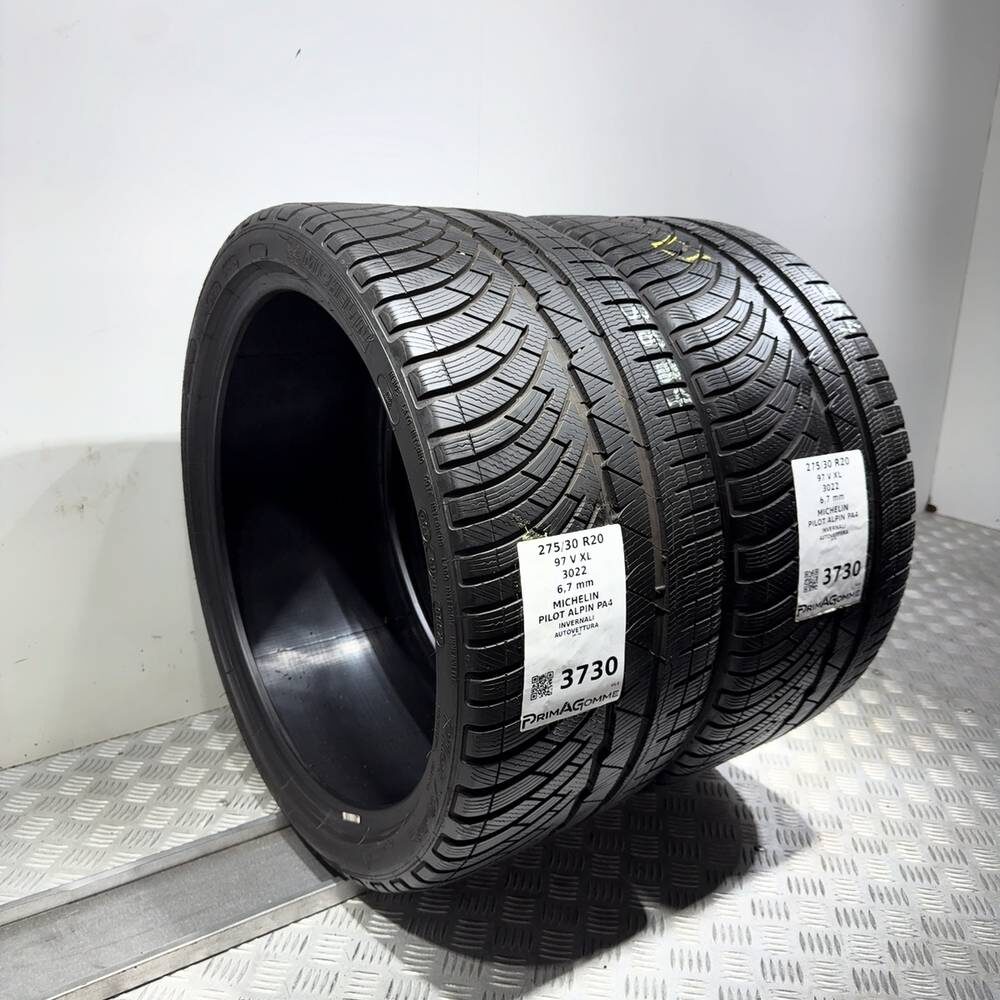 Gomme Usate 275 30 R20 97V XL Michelin Pilot Alpin PA4 96% Invernali - immagine 7