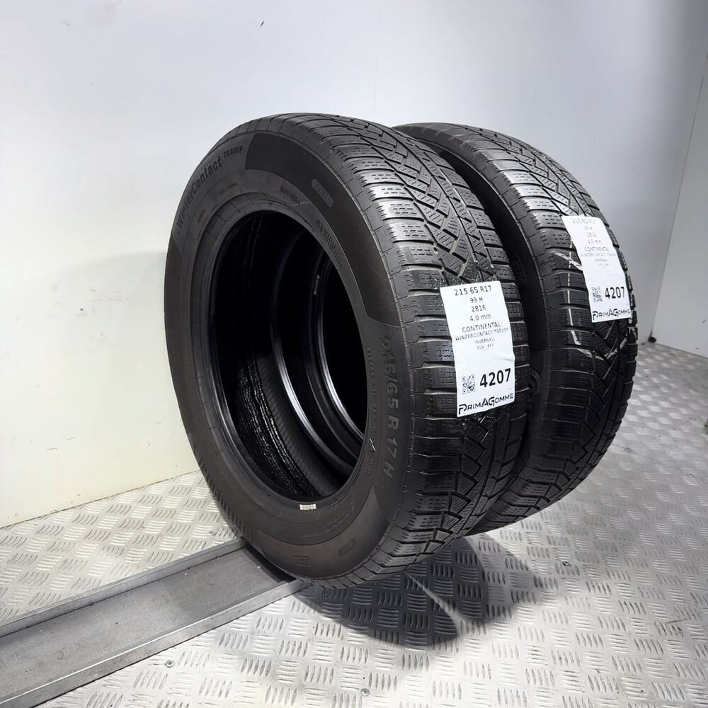 Gomme Usate 215 65 R17 99H Continental Wintercontact TS850P Invernali - immagine 7