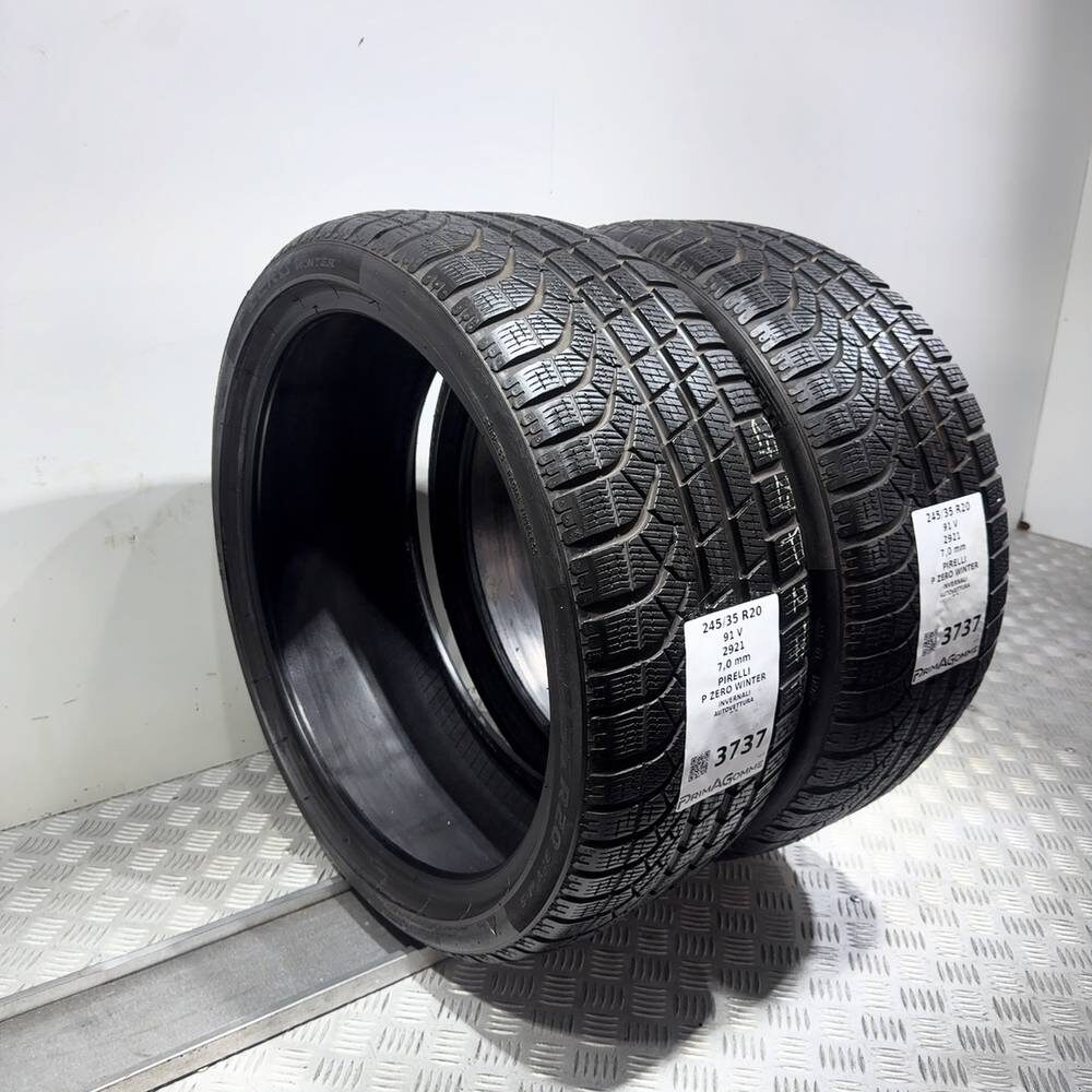 Gomme Usate 245 35 R20 91V Pirelli P Zero Winter 98% Invernali - immagine 7