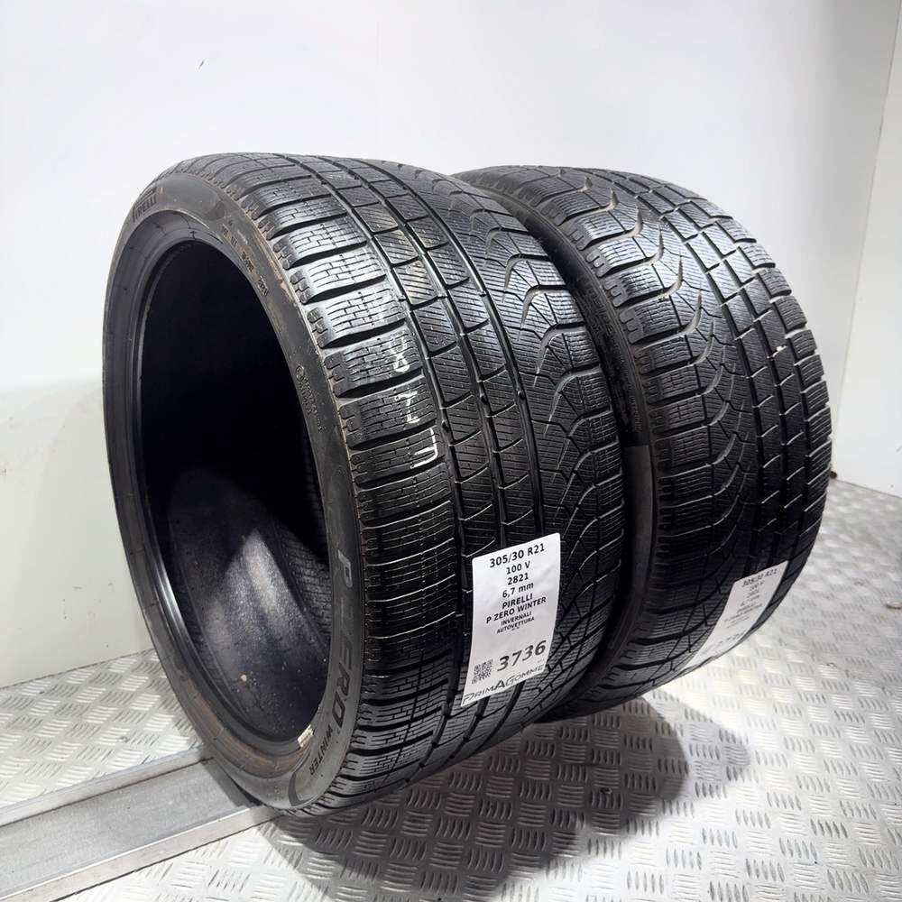 Gomme Usate 305 30 R21 100V Pirelli P Zero Winter 96% Invernali - immagine 7
