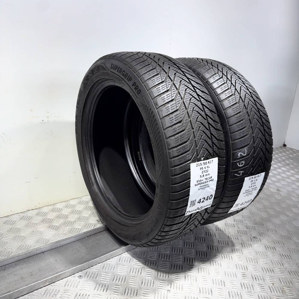 Gomme Usate 215 50 R17 95V XL Esa+ Tecar Supergrip Pro Invernali 83% - immagine 7