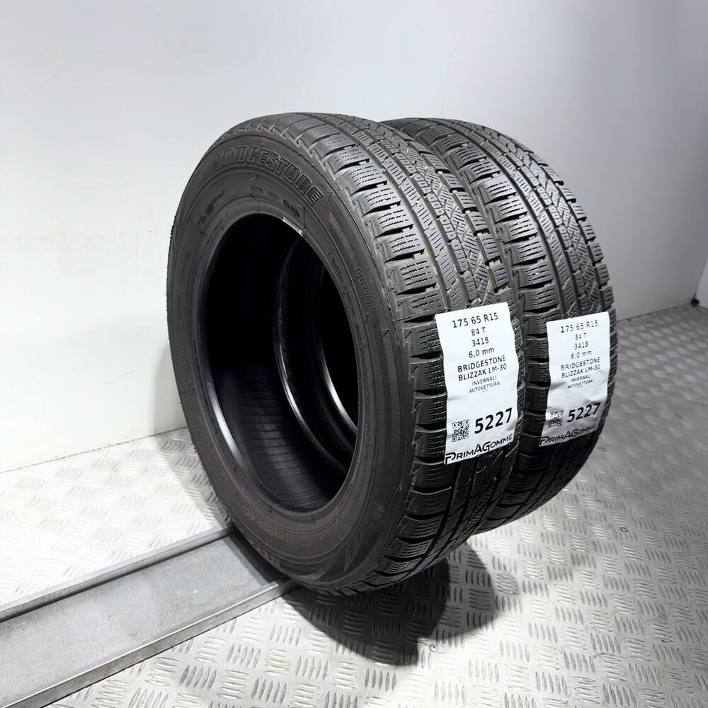 Gomme Usate 175 65 R15 84T Bridgestone Blizzak LM-30 86% Invernali - immagine 7