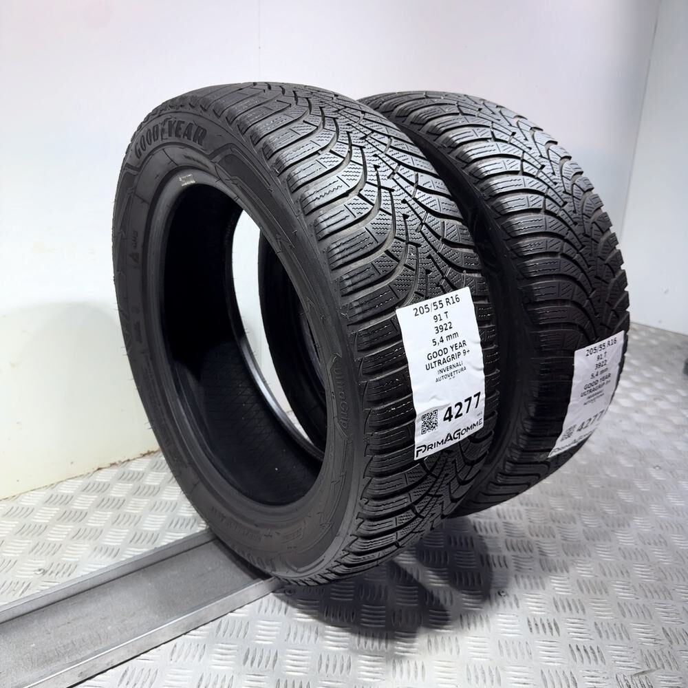 Gomme Usate 205 55 R16 91T Good Year Ultragrip 9+ 77% Invernali - immagine 7