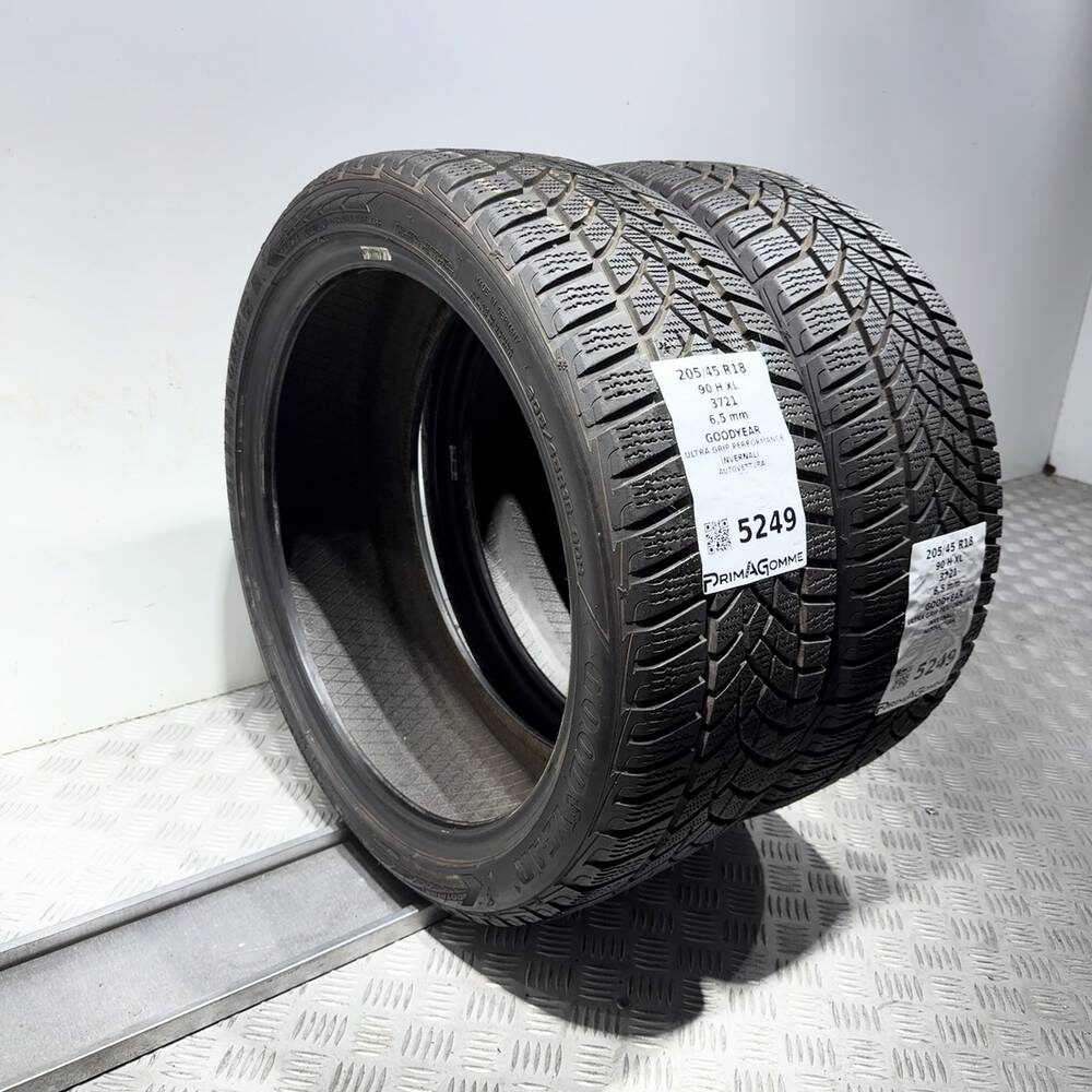 Gomme Usate 205 45 R18 90H XL Goodyear Ultra Grip Performance 93% Invernali - immagine 7