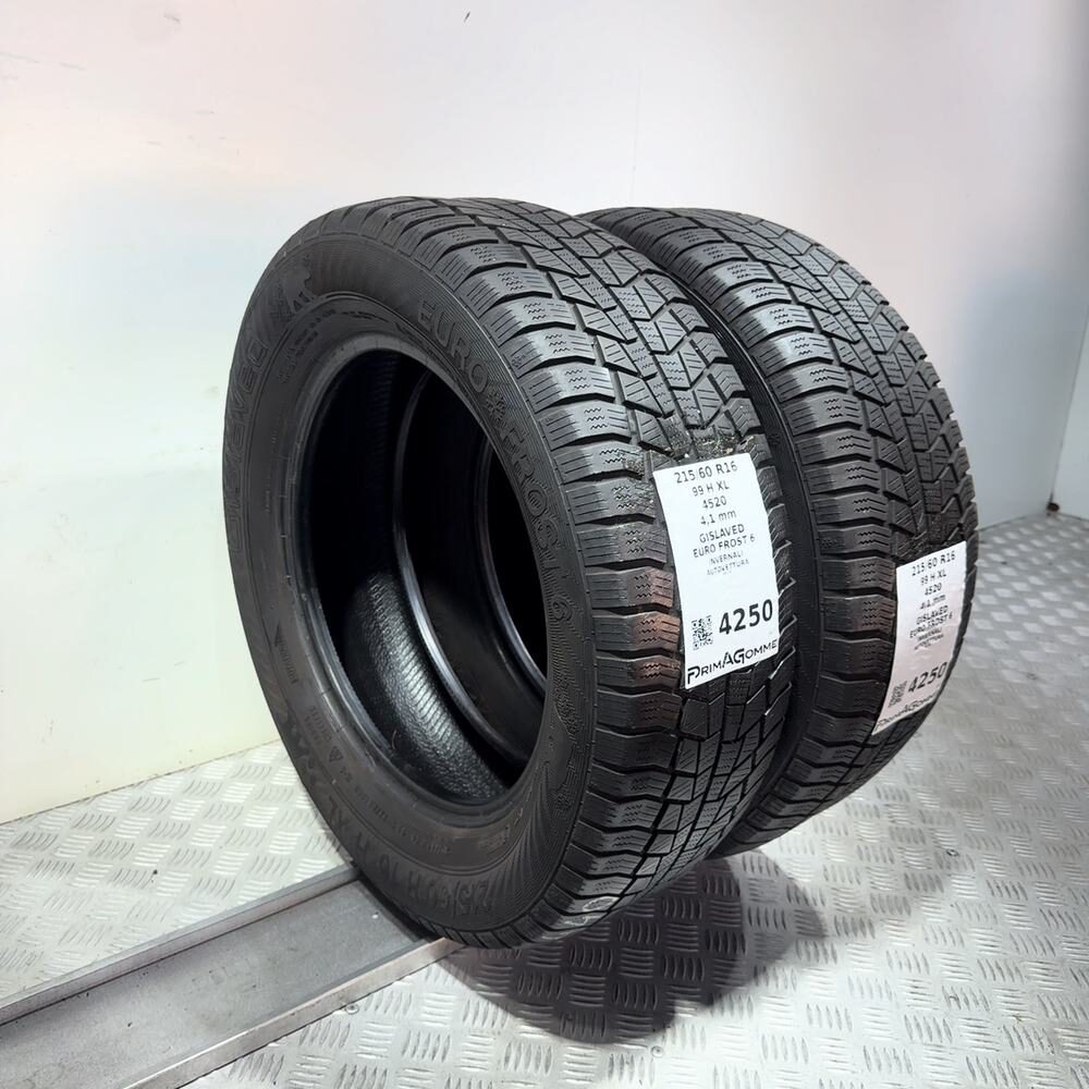 Gomme Usate 215 60 R16 99H XL Gislaved Euro Frost 6 Invernali - immagine 7