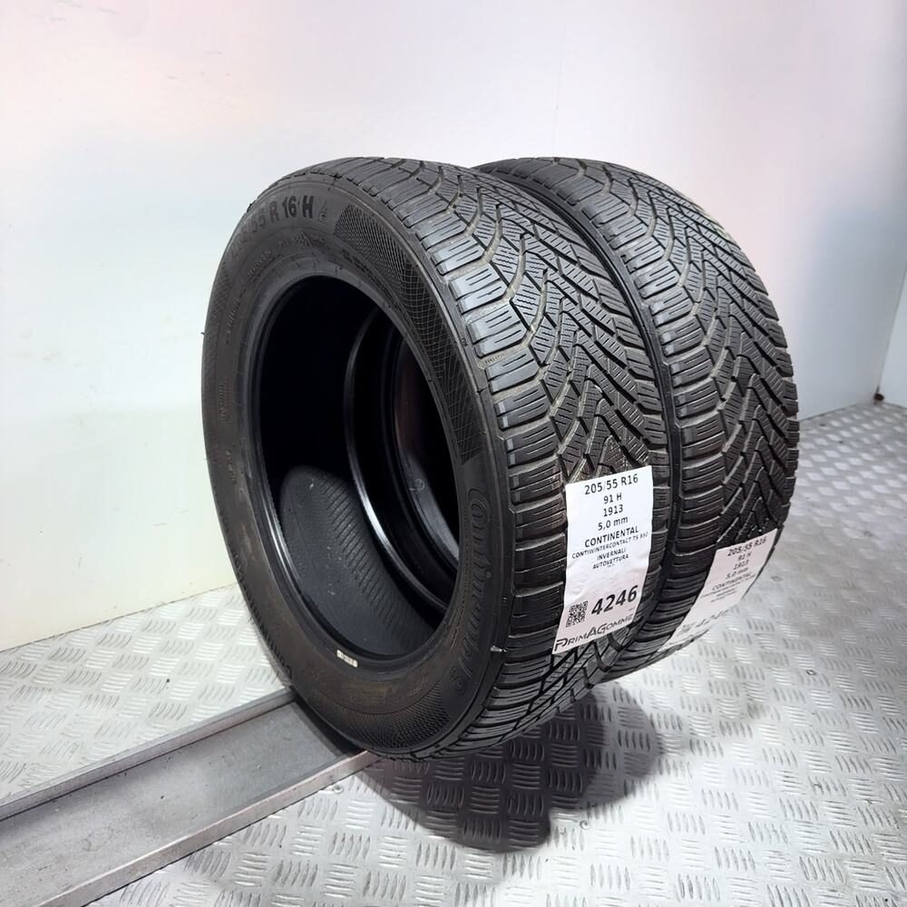 Gomme Usate 205 55 R16 91H Continental Contiwintercontact TS 850 71% Invernali - immagine 7