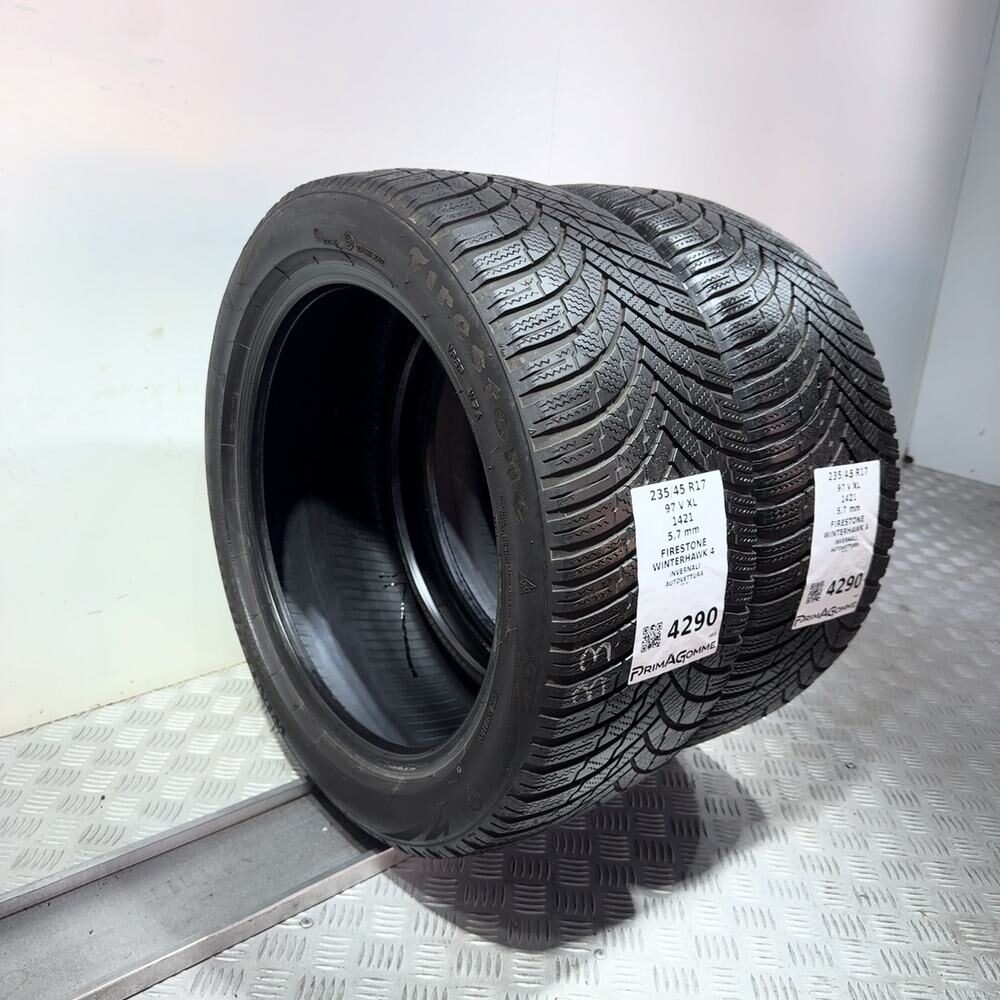 Gomme Usate 235 45 R17 97V XL Firestone Winterhawk 4 81% Invernali - immagine 7