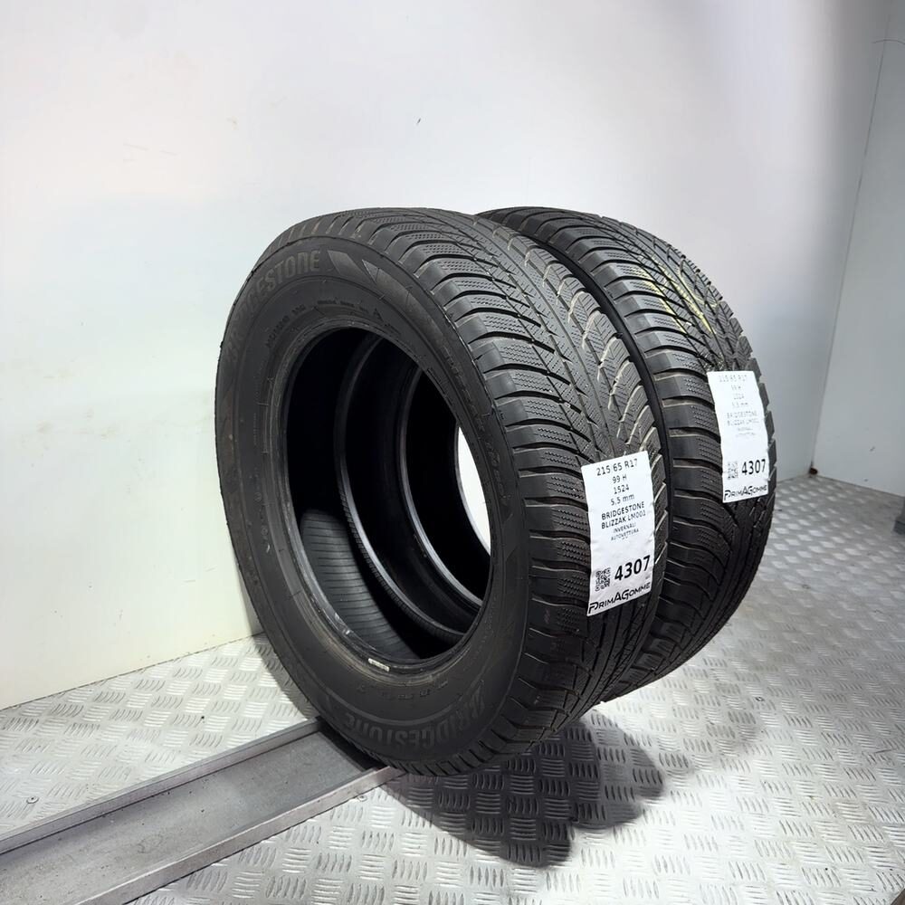 Gomme Usate 215 65 R17 99H Bridgestone Blizzak LM001 79% Invernali - immagine 7