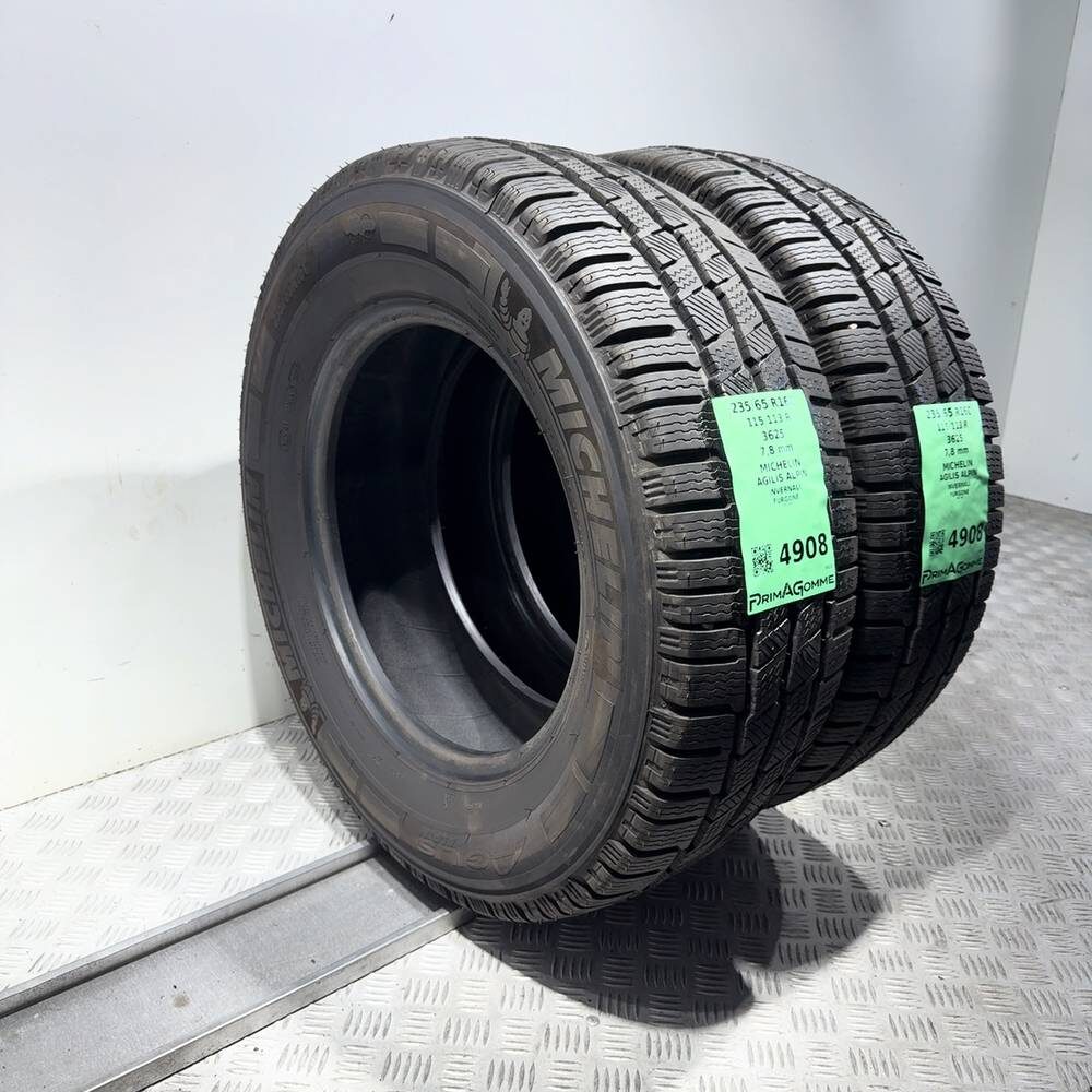 Gomme Usate 235 65 R16C 115/113R Michelin Agilis Alpin 98% Invernali - immagine 7