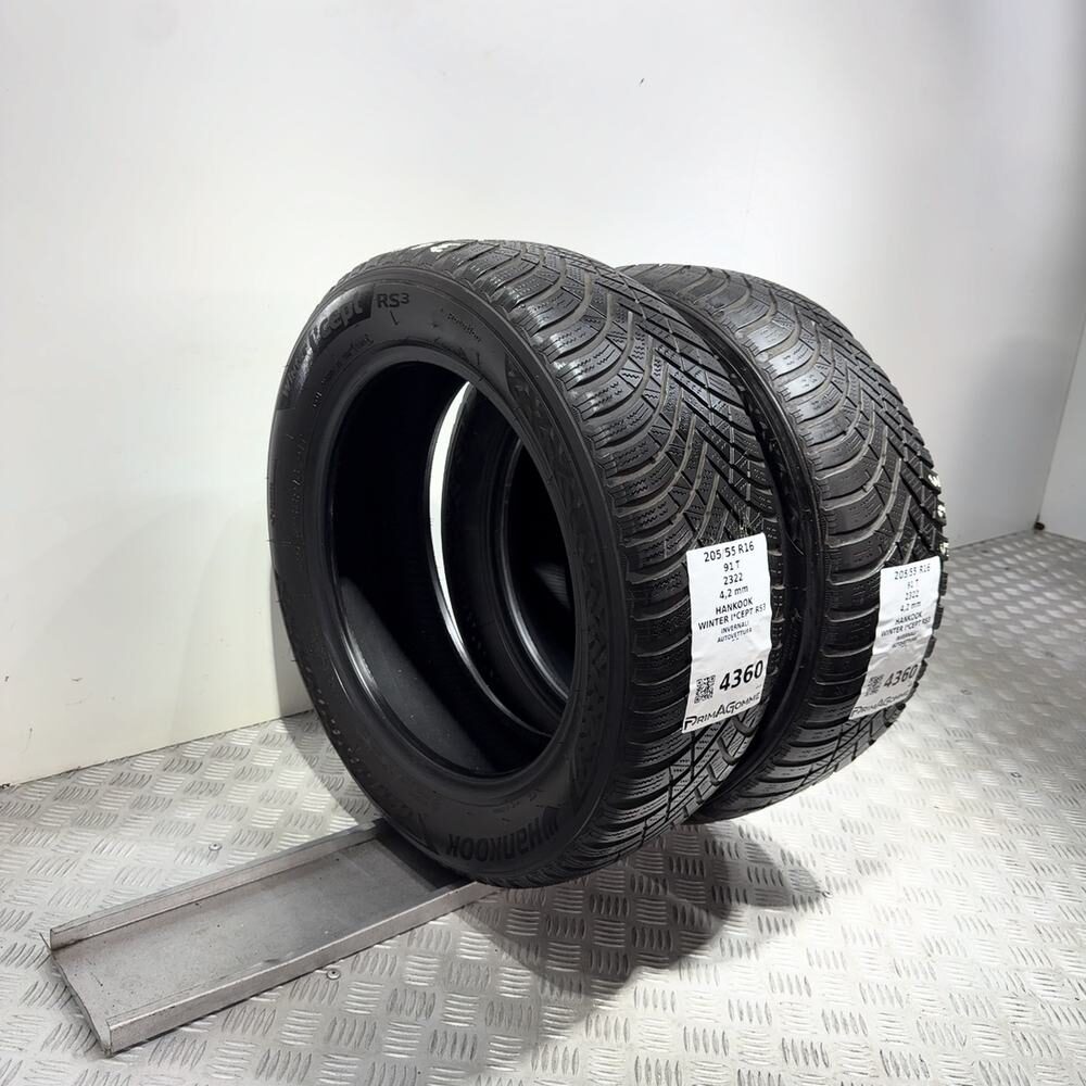 Gomme Usate 205 55 R16 91T Hankook Winter I*Cept RS3 Invernali - immagine 7