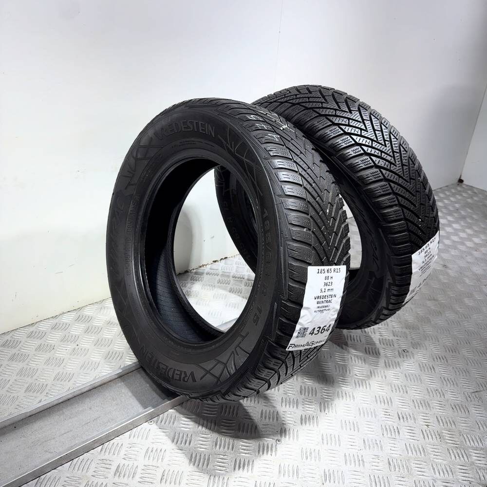 Gomme Usate 185 65 R15 88H Vredestein Wintrac 73% Invernali - immagine 7